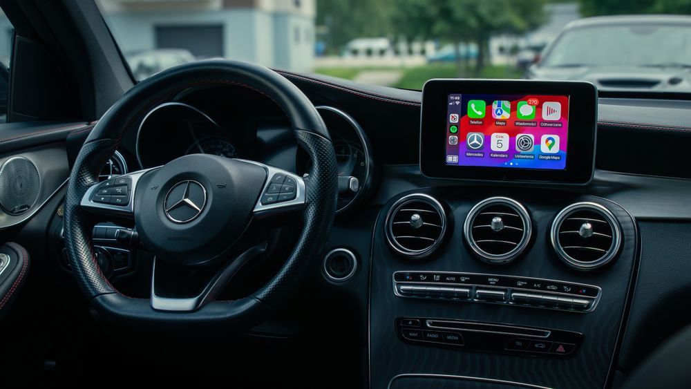 Aktywacja CarPlay AMG menu Start
Stop Last Mode Mercedes,