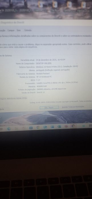 Hp 15 notebook portatil