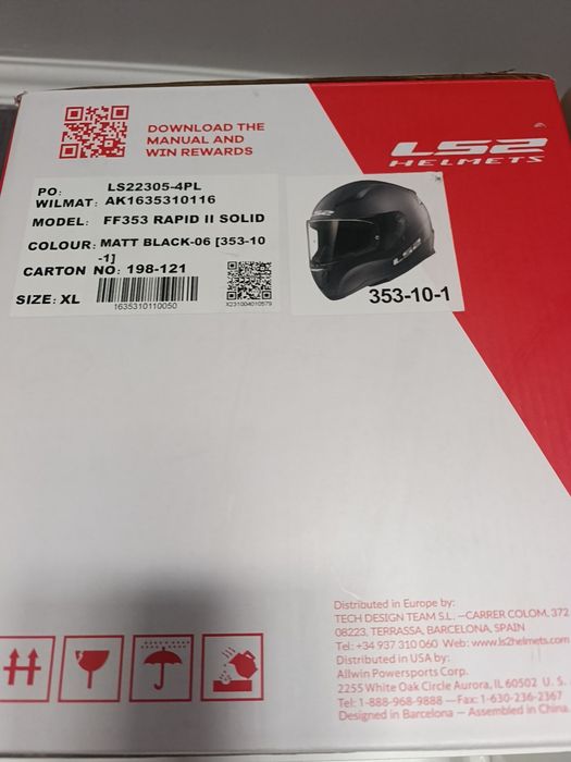 Шолом LS2 RAPID 2 solid
