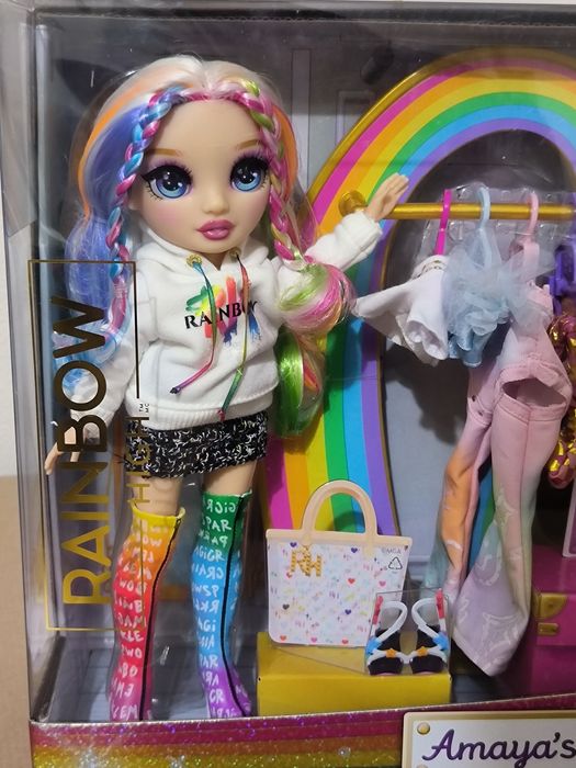 Rainbow High Amaya Closet Рейнбоу Хай Райдужна шафа Амая лялька