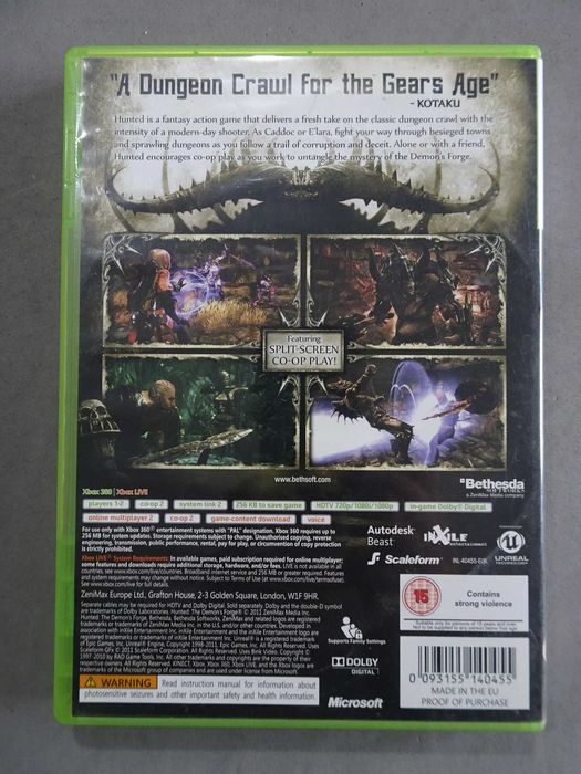 Jogo X-Box 360 - Hunted Demon's Force