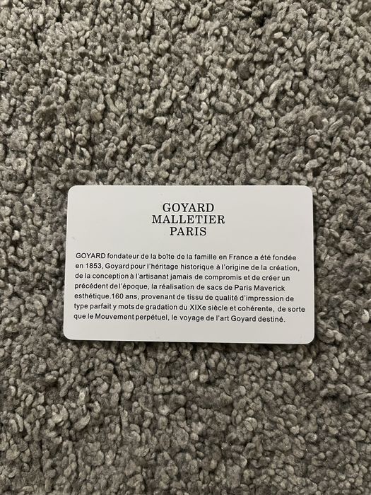 Goyard white cardholder