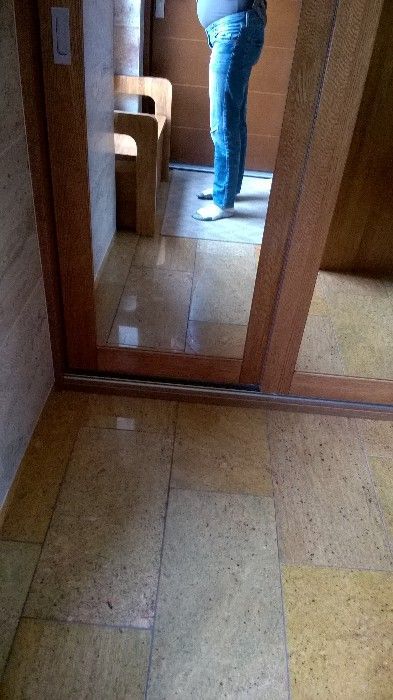 spodnie ciążowe jeansy HM MAMA, L