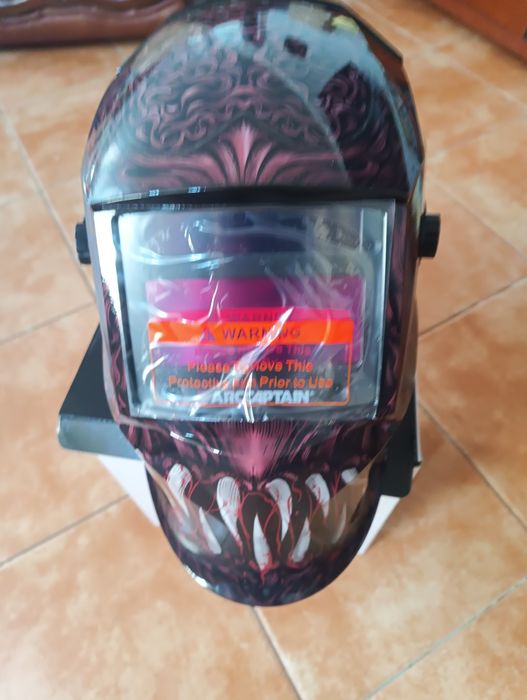 Máscaras de solda com visão real!!