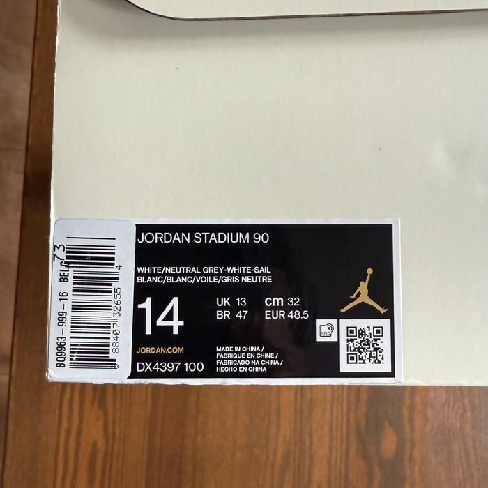 Кросівки Nike Jordan stadium 90 (Розмір 48.5/49.5/51.5) DX4397-100