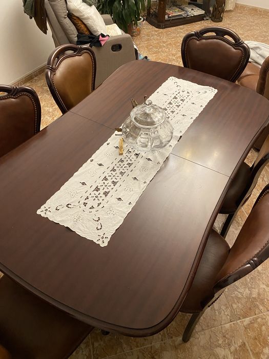 Mesa jantar + 6 cadeiras