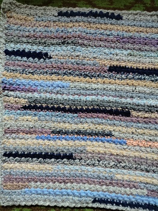 Коврик вязаный крючком