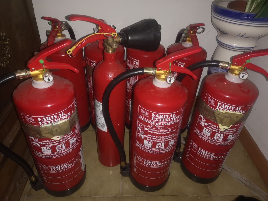 3 extintores kg + 1