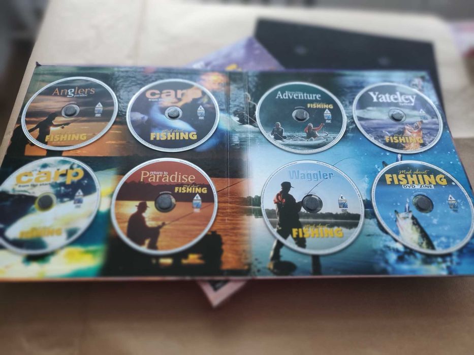 8 DVD wędkarstwo agroturystyka  j. angielski