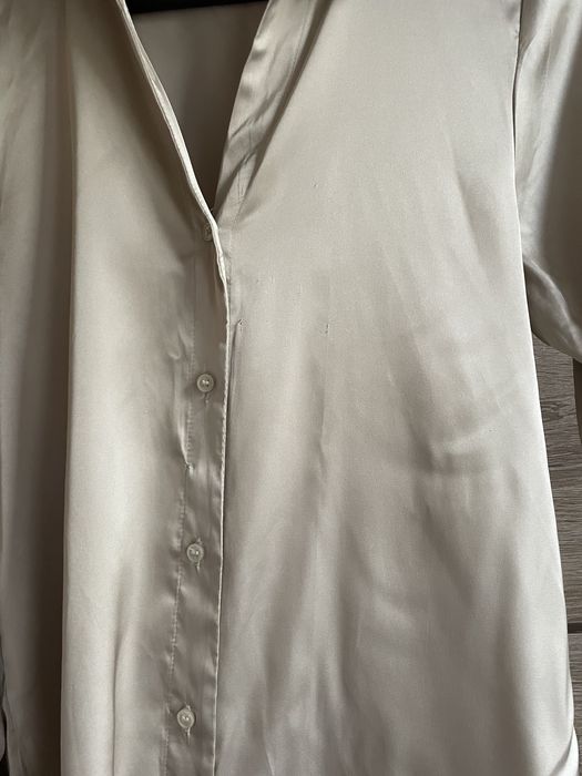 Satynowa koszula damska