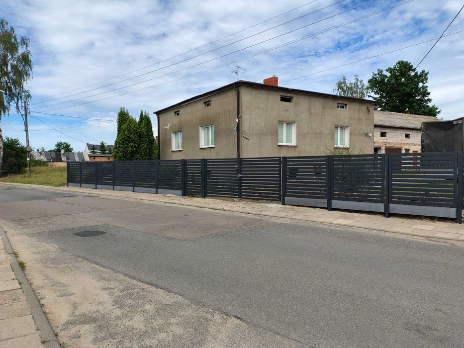 Ogrodzenie nowoczesne palisada , bramy przesuwne , dwuskrzydłowe , montaż , przęsła