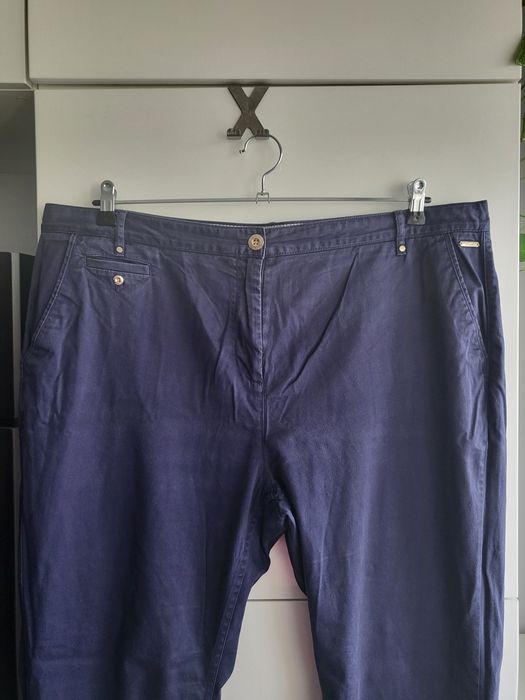 Granatowe spodnie damskie rozmiar.48/50