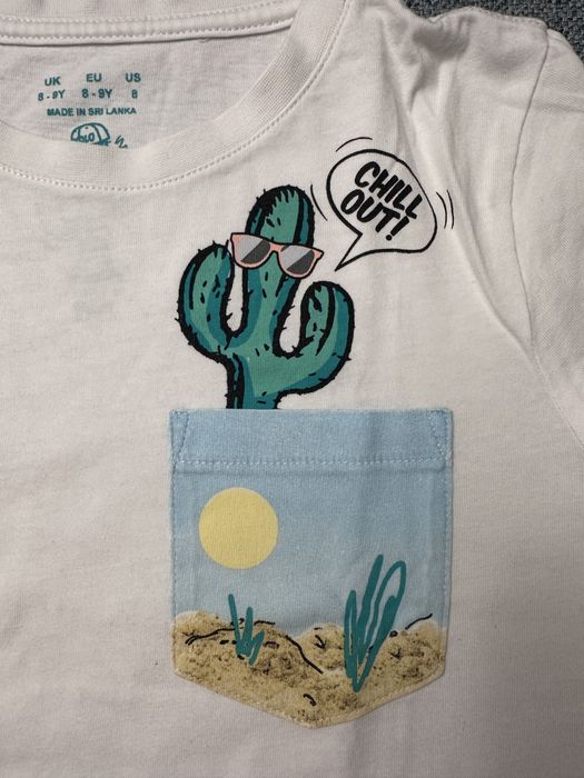 Tshirt chill out! 8-9 lat; 134
