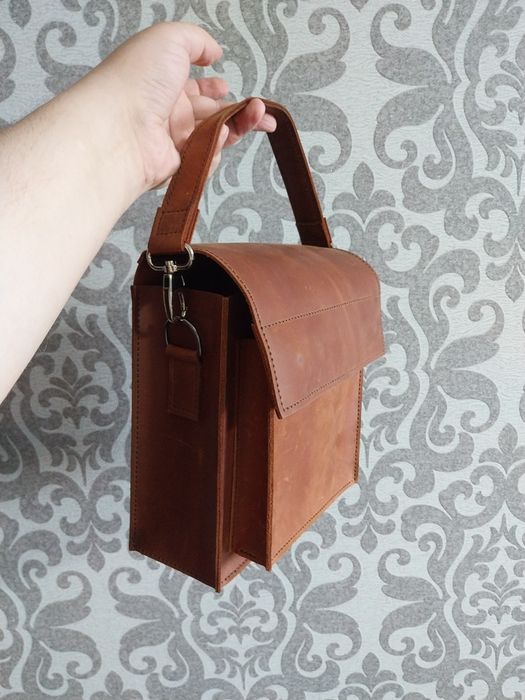 Сумка чоловіча кожана