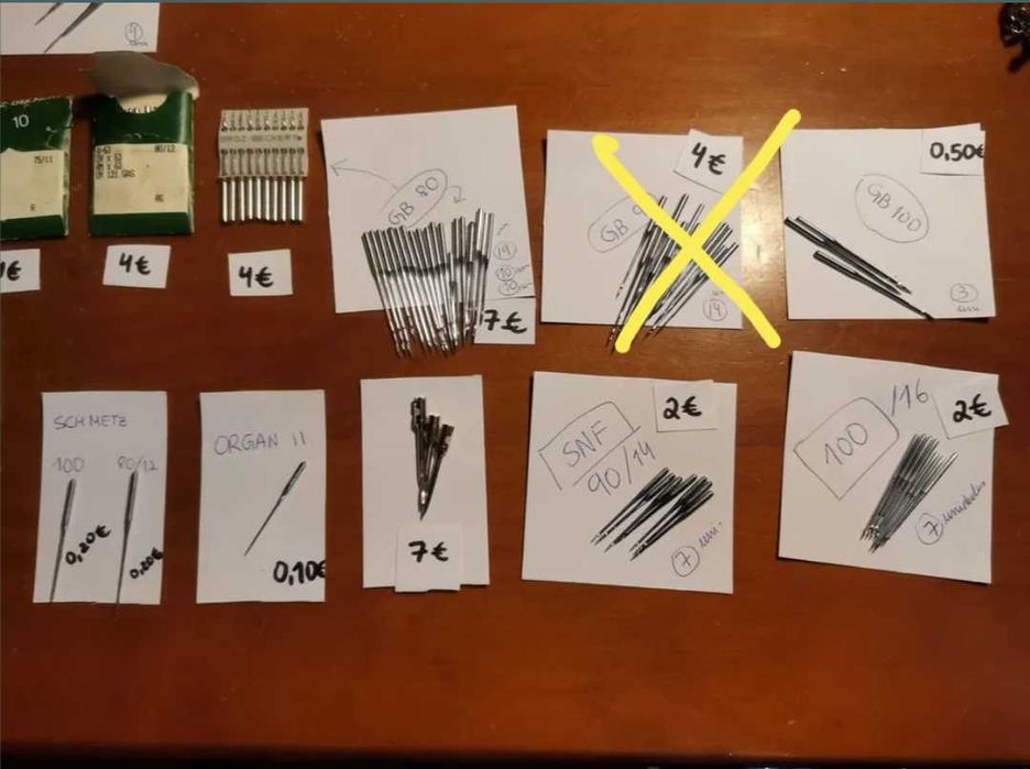 Bobines e caneleira singer máquina de costura