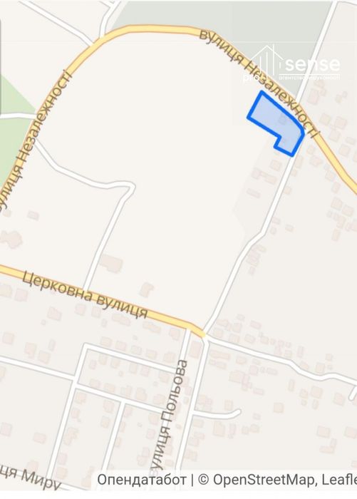 Ділянка з комунікаціями 25сот. під будівництво с. Угринів