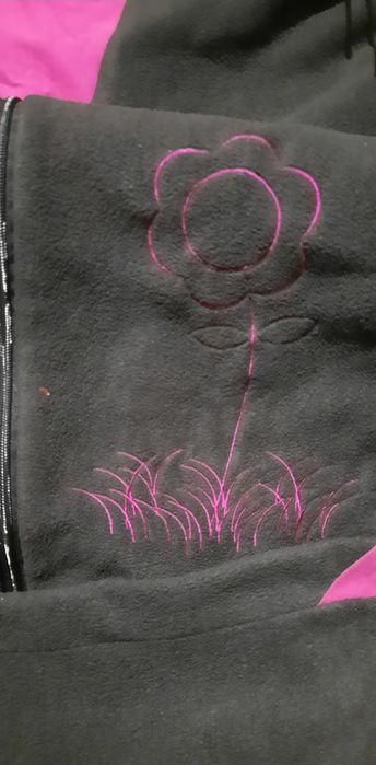 Śpiworek polarowy do wózka/sanek dla dziewczynki By boom