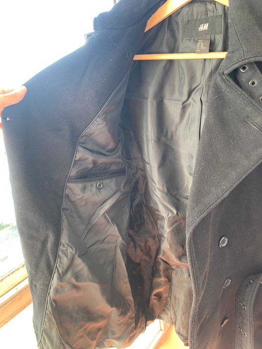 Sobretudo / Trench Coat Preto H&M – Tamanho M (48)
