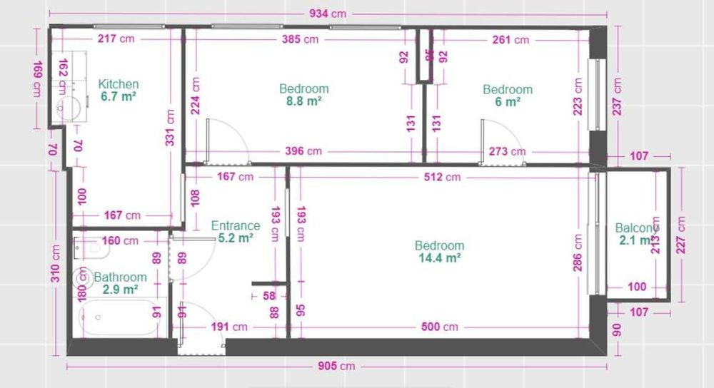 3-pokojowe mieszkanie | Centrum Otwocka | po remoncie