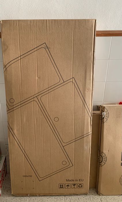 Cabine e base de duche NUNCA USADO