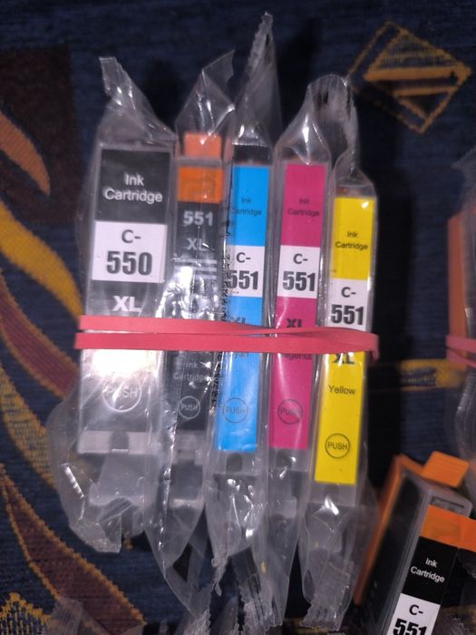 Tusze Zamienniki PGI-550/CLI-551 CMYK do Canon Komplet