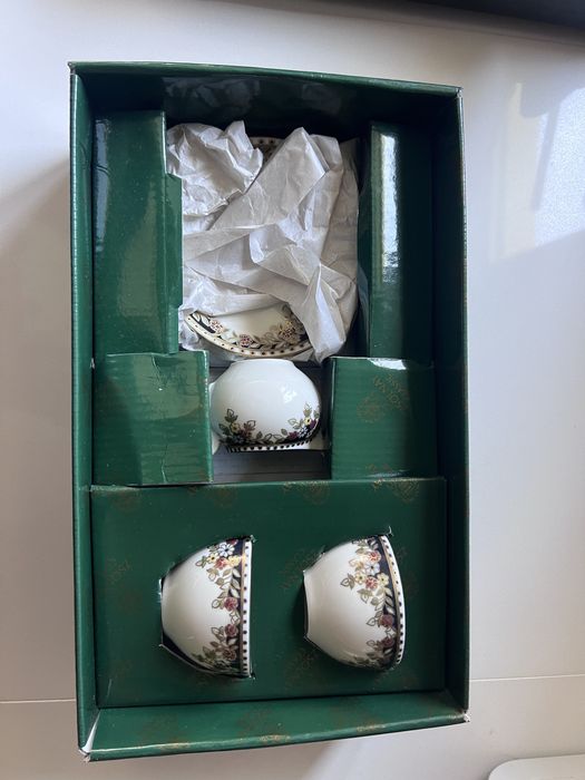 Conjunto Zsolnay Original – Porcelana Húngara | Novo na Caixa