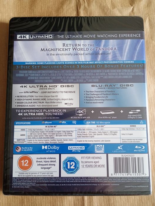Avatar Istota Wody The Way Of Water 4K Blu-Ray