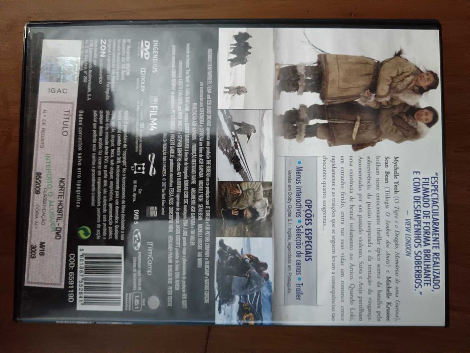 filme dvd original - norte hostil