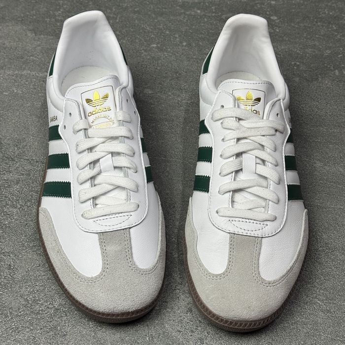 Білі шкіряні кросівки адідас Adidas Samba JH8797 ОРИГІНАЛ 100% 42 р