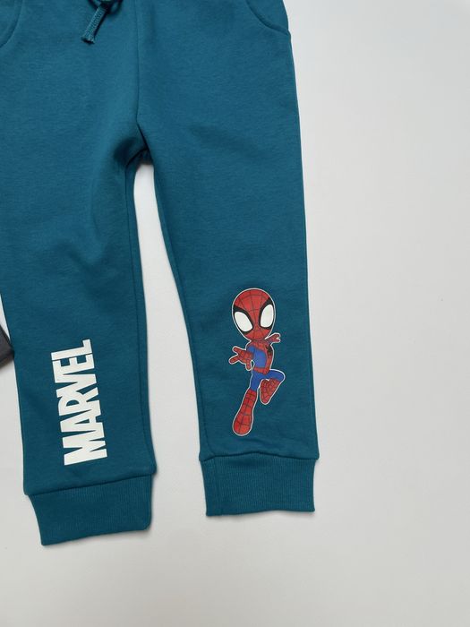 86 92 George Marvel Spiderman ciepłe spodnie dresowe joggersy Spidey