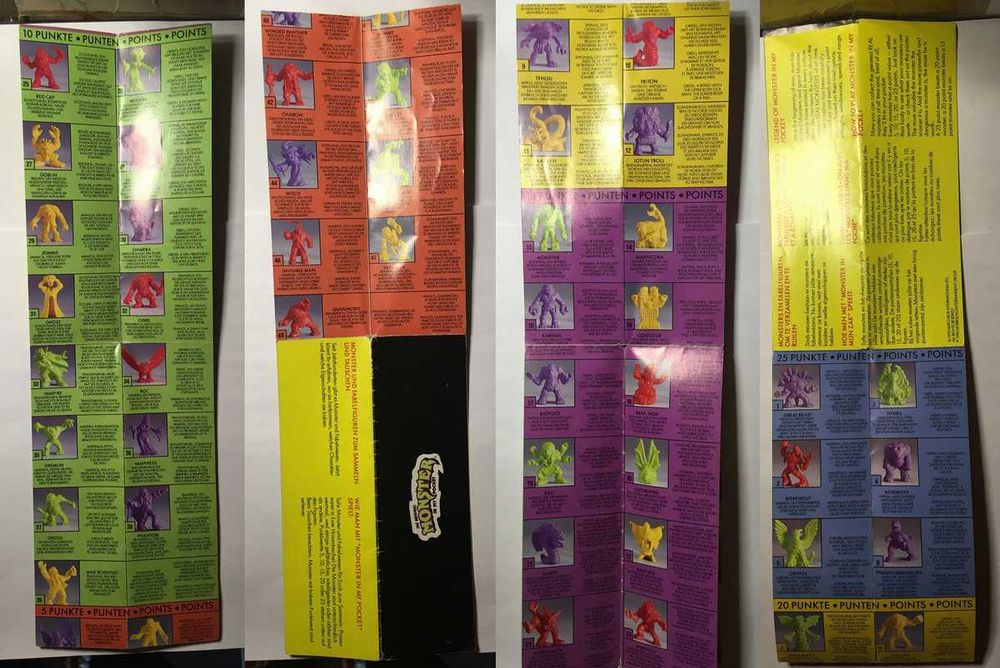 Katalog Monster in my Pocket 1990 nr 1 kolekcjonerski rzadkość