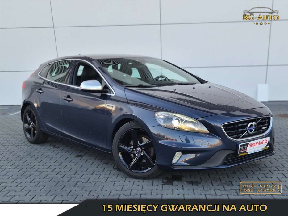 Volvo V40 1.6 D2 Rdesign Kamera Xenon Serwis! Oryginał 212Tkm! Gwarancja 15mieś!