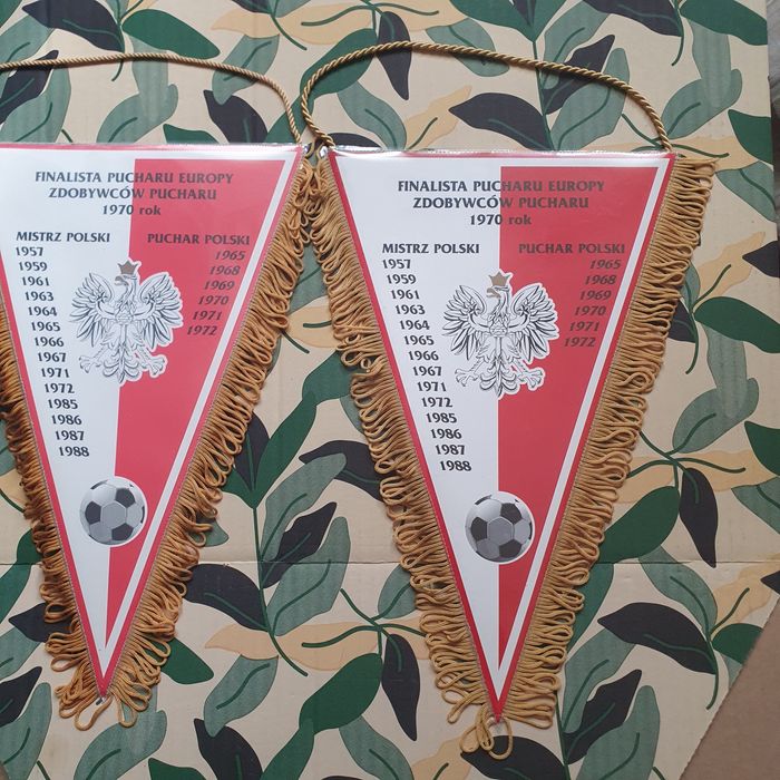 Zestaw proporczyków Górnik Zabrze PRL(OK)