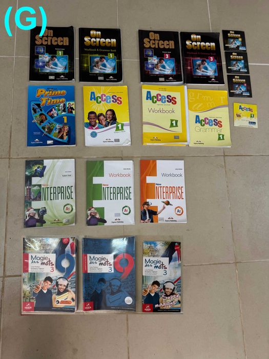 Manuais escolares para o 1, 2 e 3 Ciclo (1º ao 9º ano) - VER VÁRIOS