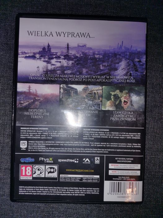 Metro Exodus PC.