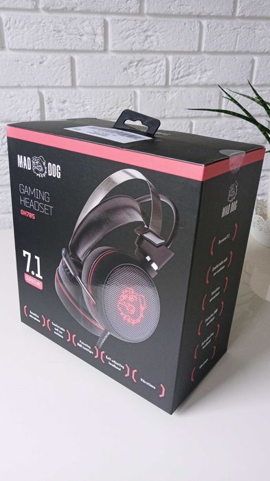 Słuchawki z mikrofonem Gamingowe MadDog NOWE