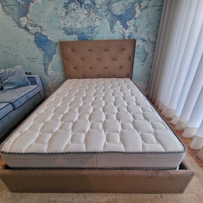 Camas De Casal Estofadas Top Luxo 199€ Disp Em Várias Cores! 190x140m!