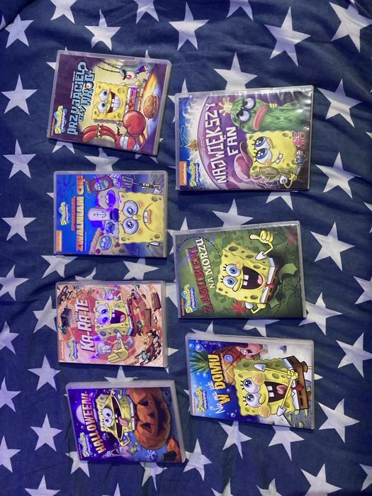 Bajki dvd zestaw spongebob kanciastoporty