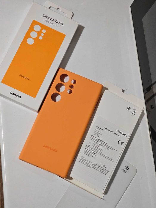 Оригінальний силіконовий чохол Samsung s23ultra