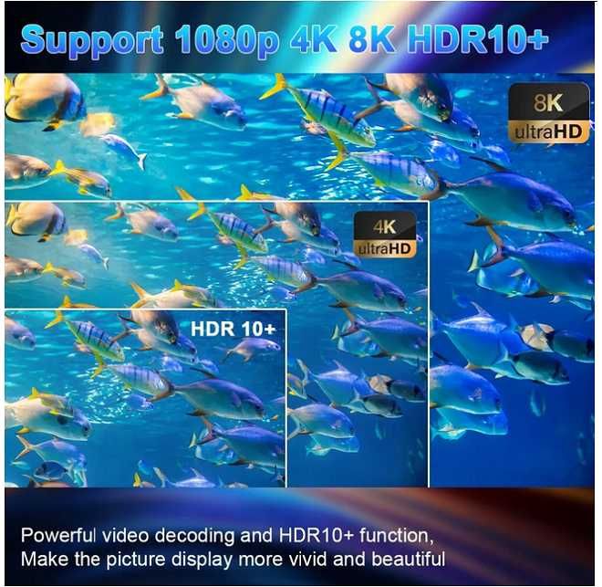 Transpeed 8K Ultra HD Android TV SmartBox