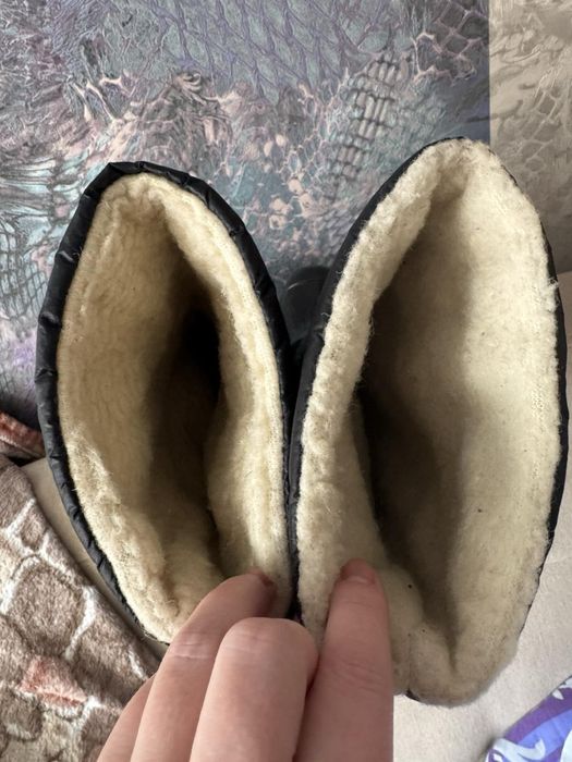 L’CarvariСапоги  зимние,осенние  дутики резиновые внутри на овчине