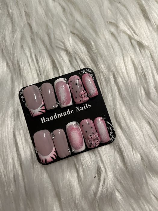 Swag press on nails handmade
