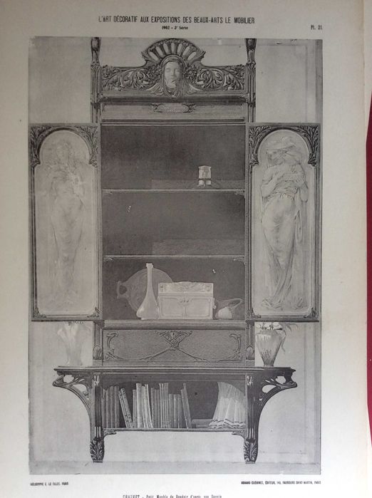 Tema: Mobiliário.  Estampas fotográficas.  Ano 1902.  Public. n.º 4