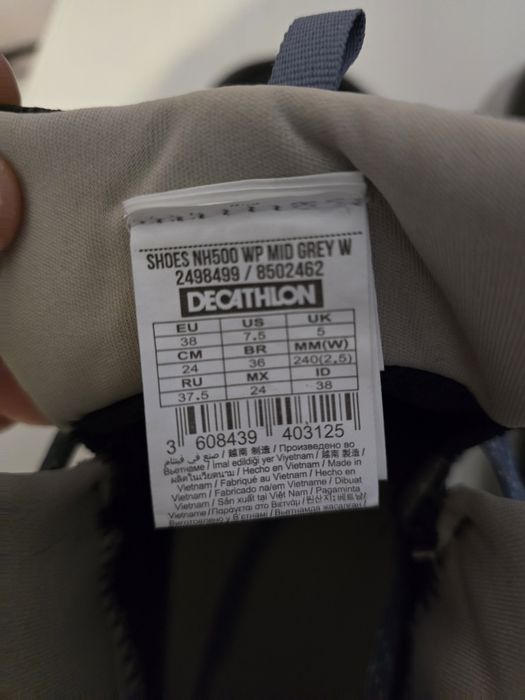 Buty damskie turystyczne  wodoodporne