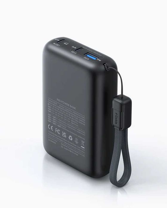 Дуже компактна версія Powerbank INIU P62 65W, 20000 mAh  (325 грам)