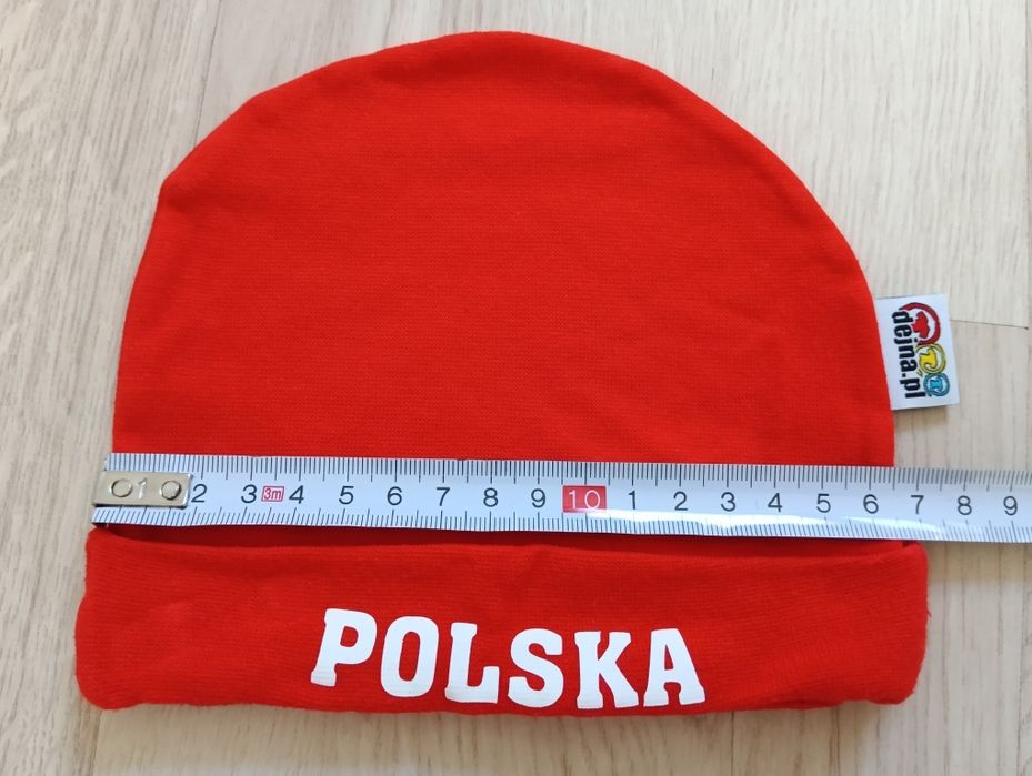 Rozmiar 86 Zestaw kibica spodnie czapka Polska