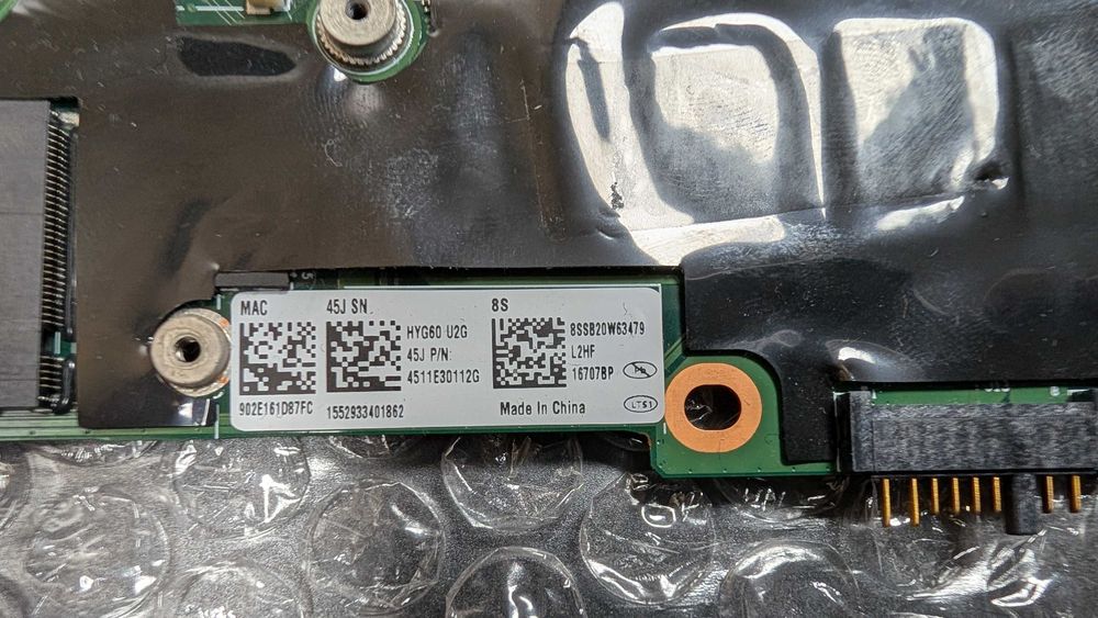 Материнська плата Lenovo ThinkPad Yoga Gen 6 X1 Carbon Gen 9 i7 16GB