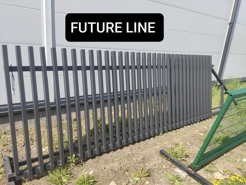 Brama przesuwna grzebieniowa 4m, ocynk ogniowy+RAL, inne modele