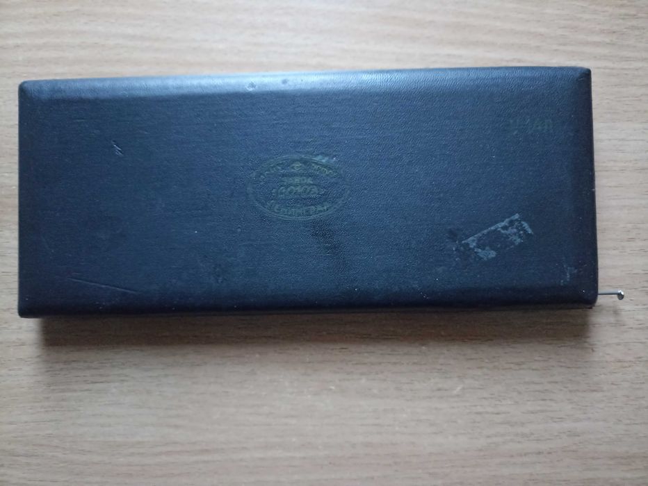 Готовальня У14-Л "Союз", 1960-і роки. Заводська комплектація