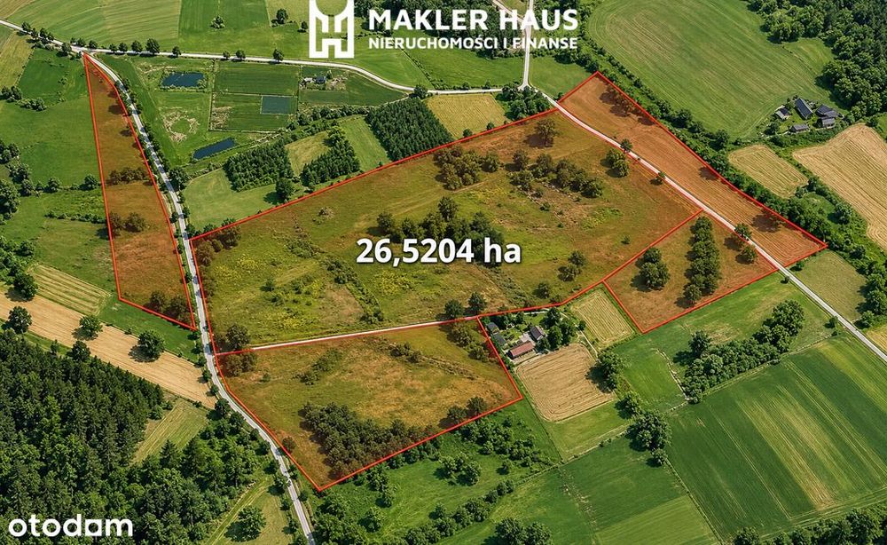 Grunty rolne 26 ha – Żytkiejmy, powiat gołdapski